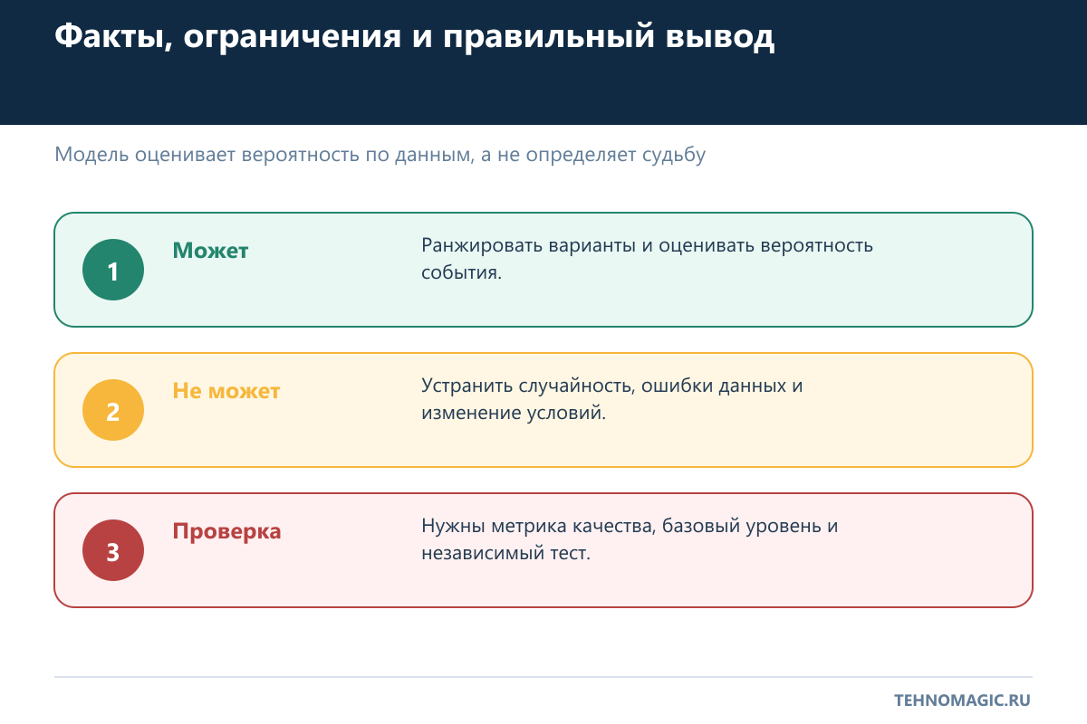 Что может и чего не может предсказать модель машинного обучения